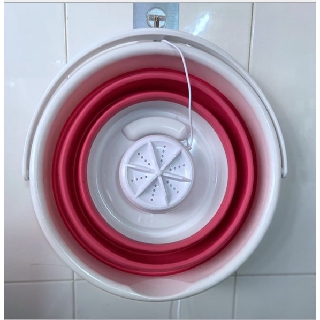 Folding Laundry Tub Basin Portable Mini Washing Machine Automatic Clothes Washing Bucket (5)