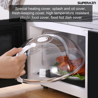 Super_kit Microwave Cover -20℃ ~ 200℃ Effective Easy-using Microwave Lid for Chef