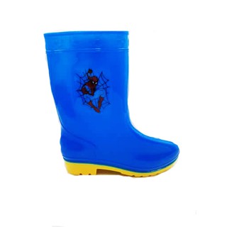 Children high quality Spider Plain colored short rain boots