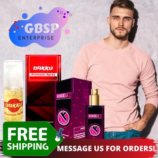 Dakku Premium Spray For Men Plus KikeOn Feminine Spray/Male Enhancer/Ultimate Orgasm/Stamina Booster