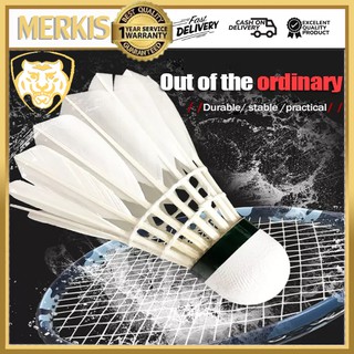 Three packs High quality Badminton shuttlecock Tournament Grade 3pcs (1)