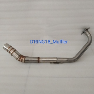 R15 v2 & R15 v3 motorcycle big elbow exhaust width pipe tail 50mm stainless steel big elbow open Spec 51mm (1)