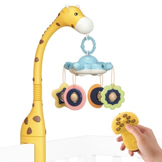 Baby Crib Mobile with Projector and Light Musical Rotating Rattle