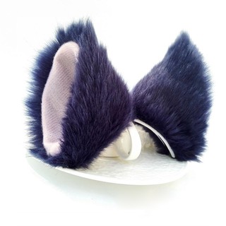 Cute Orecchiette Party'S Cat Fox Long Fur Ears Anime Costume Hair Clip Cosplay (8)
