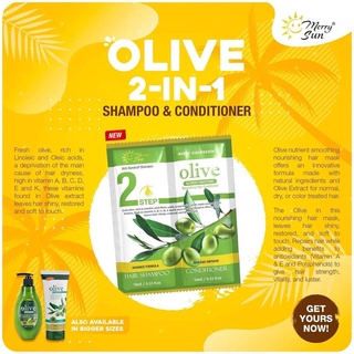 MERRY SUN OLIVE TWIN PACK 2in1 SHAMPOO AND CONDITIONER