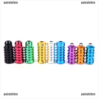 【COD•PRT】Tattoo Machine Colorful Aluminum Alloy Handle Grip Tube Tip With Bac