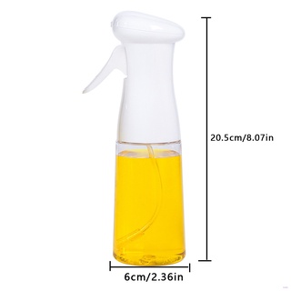 Olive Oil Sprayer Barbeque Vinegar Dispenser Cooking Baking BBQ Roasting Oil Spray Bottle, White (7)
