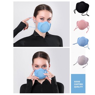 Adult Reusable Silicone Face Shields Mask with 5pcs Non-woven Filter and 2pcs Bracket (1)