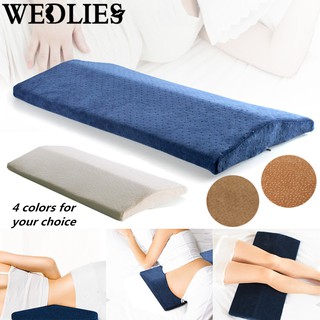 2017 Memory Foam Triangle Sleeping Lumbar Pillow Waist Back Support Cushion Pad (1)