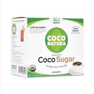 CoCo Natura Organic Sugar Sachets 50's