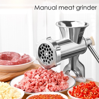 ♝۞Manual Meat Grinder Mesh Ginger Mincer Sausage Making Machine Food Processor Pasta Maker Crank Hom