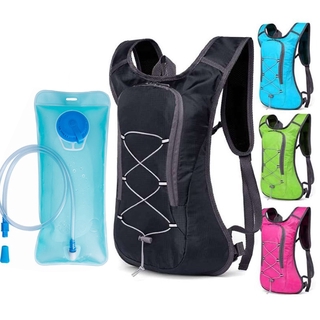 Outdoor Water Bag Hydration Backpack Women Men Camp Hiking Riding Running Water Bladder Container Bag 2l Reflective Package