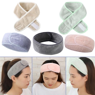 Self-Adhesive Face Wash Makeup Hairband Velcro Mask Hair Set Turban Sports Yoga Headband