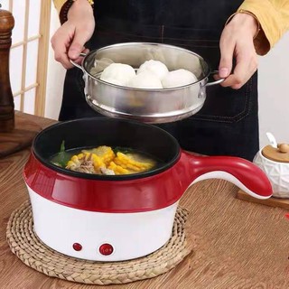 Multi-function Electric Hot Pot Cooking and Frying Wok Mini Steaming