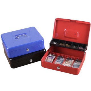 Metal Cash box Drawer Cashier Safety box Lock Big Size Secure you Money with key (9)