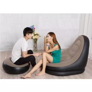 Furniture❁♂Casual Inflatable Sofa With Sofa Chair Set with FREE Quick Hand Pump