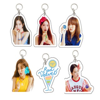 Red Velvet Acrylic Keyring Power Up Keychain Bag Pendant