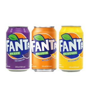 Fanta Sparkling Soda 355ml, 156kcal