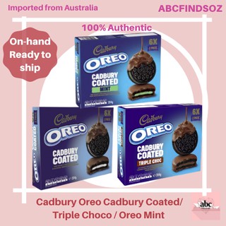 Oreo Cadbury Coated 204g / Oreo Cadbury Triple Chocolate / Oreo Mint 204g - Imported from Australia