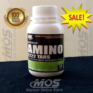 Flavour Enhancers☼♘30 Tablets/Mini Bottle - Amino 2222 - ON -Optimum Nutrition - Superior Amino ( Re