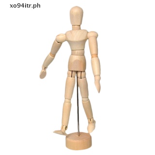 XOITR 5.5" Drawing Model Wooden Human Male Manikin Blockhead Jointed Mannequin Puppet .
