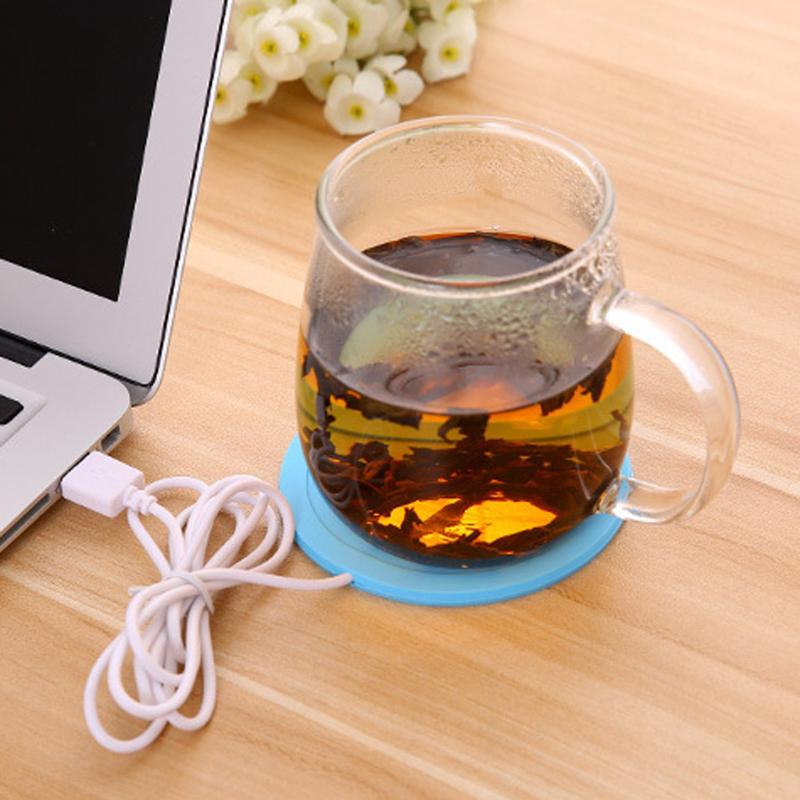 ★PC♣ Cartoon 5V USB Warmer Silicone Heater for Mug Coffee Hot Drinks Beverage Cup Mat Pad