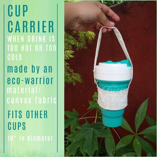 Fabric/Linen Cup Carrier
