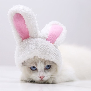 cc Funny Pet Dog Cat Cap Costume Photo Props Headwear Warm Rabbit Hat New Year Party Christmas Cosplay Accessories (6)