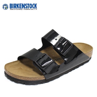 Made in Germany Birkenstock Arizona Black Patent Birko-Flor® Made in Germany