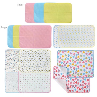 Reusable Plain Changing Pad and Cover for Baby 2 Sizes