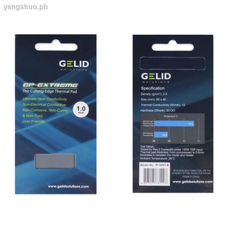 Authentic Gelid Thermal Pads..High Conductivity 12w/mk small and big size. (1)