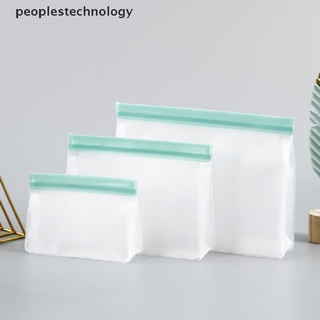 PST Belle PEVA Food Storage Bag Upgrade Leakproof Reusable Ziplock Silicone Bag Modish