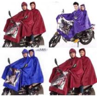 Dual Motor Raincoat Couple Double Motorcycle Raincoat