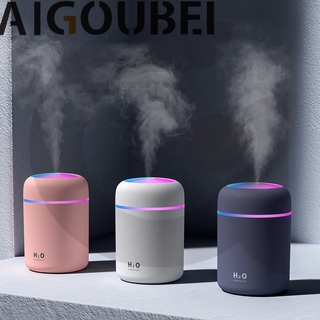 Three-color USB Ultrasonic Home Air Humidifier Humidifier Diffuser Purifier Aromatherapy Car Humidifier LED Light Home Original 300ml