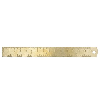 New Copper Brass Ruler Book Bookmark Label Mark Office Stationery Rose gold 15cm (9)
