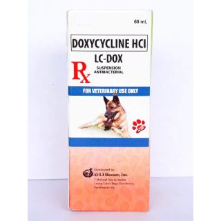 LC-Dox Doxycyline HCI Anti-bacterial Suspension for Dogs/Cats