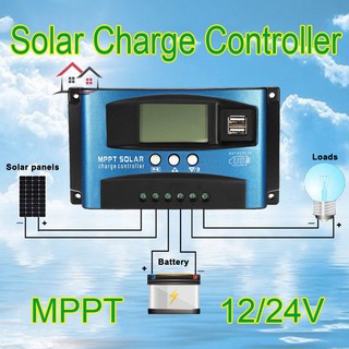HYP 40A-100A MPPT Solar Panel Regulator Charge Controller 12V/24V Auto Focus Tracking Device @PH