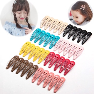 Random Color Korean Style Candy Color Hairpin Student into Cute Metal Bangs Hairpin Female Fashion Accessories