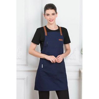 【Fast Delivery】1Pc Cooking Kitchen Apron Chef Waiter Cafe Shop BBQ Hairdresser Aprons Gift Bibs (4)