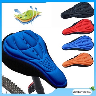 【In stock】Outdoor 3D Soft Cycling Bicycle Silicone Bike Seat Cover Cushion Saddle