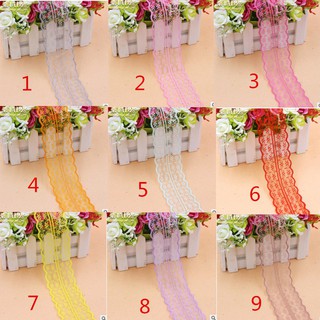 10 Yards Lace Ribbon Trim Fabric DIY Embroidered Sewing (2)