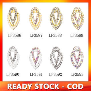 Water drop Crystal Dangle Chain Charms Nail Jewelry Decorations luxury Zircon Crystal Rhinestones For Nails