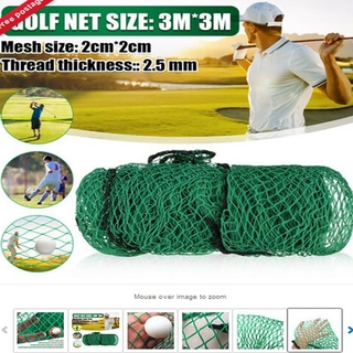 Golf Cage Net Home Driving Range Golf Hitting Net Indoor Chipping Practice Target Training Aids for Outdoor Golfers Knotless Twine
