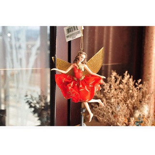 Foreign Trade European Painted Red Skirt Fairy Angel Pendant Fun