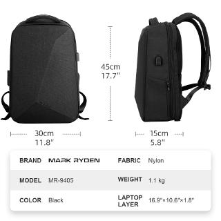 Mark Ryden NEW Anti-thief TSA Lock Men Backpack Waterproof Raincoat 15.6 inch Laptop Bag Man Travel Bag (9)