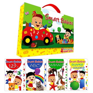 Smart Babies Early Learning Board Books with Carry Case