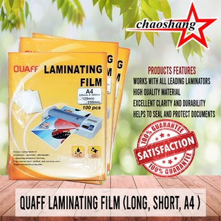 Quaff laminating film long/A4/short 125mic