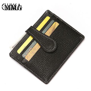 ۞▫Creative leather men s wallet, fashion buckle coin purse, men s wallet, business card holder, bank credit card bag