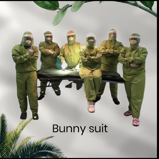 【 Ready Stock】PPE bunnysuit w/shoe cover washable microfiber unisex best seller