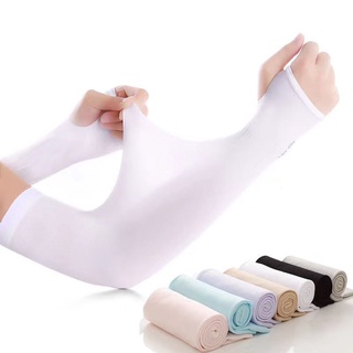 【Ice Arm Sleeve Cover】Sun UV Protection Arm Hand Cover Running Cycling Quick Dry Sports Arm Sleeve